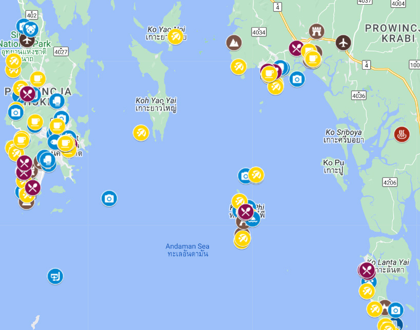 Co warto zobaczyć w Tajlandii Interaktywna mapa Tajlandii